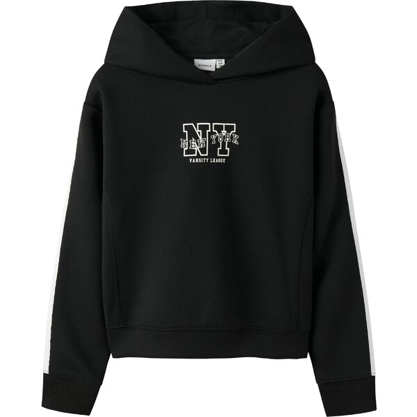 NAME IT Mikina NKFNapes čierna / biela 64907907