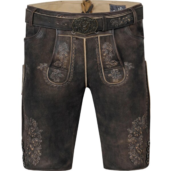 MARJO Krojové nohavice GE-9-Röslau čokoládová / sivá 65659727