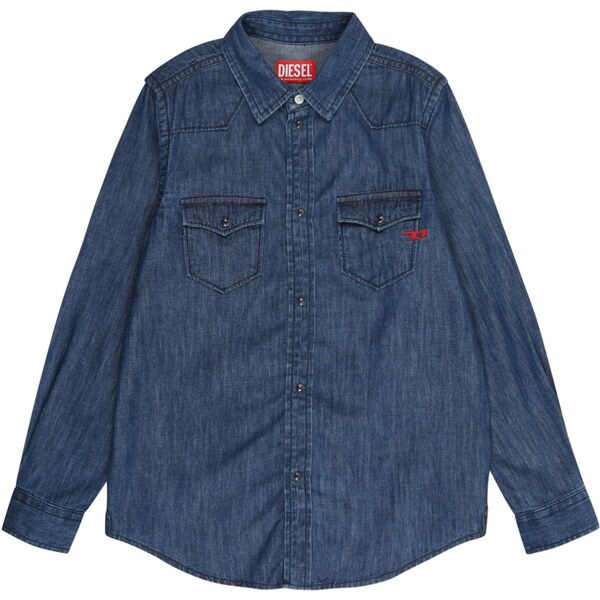 DIESEL Košeľa modrá denim 65283906