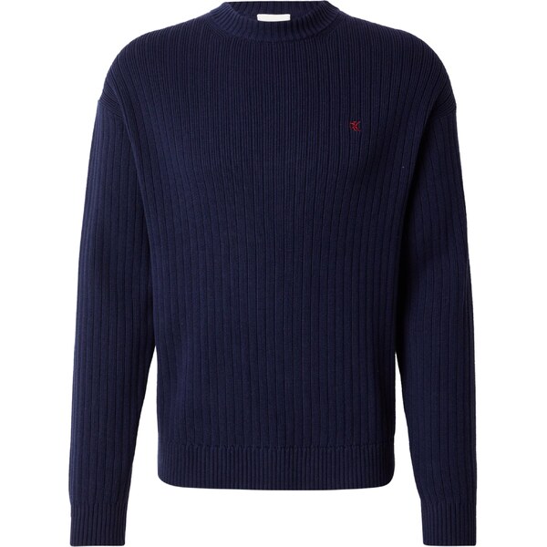 Calvin Klein Jeans Sveter námornícka modrá / brusnicová 64907958