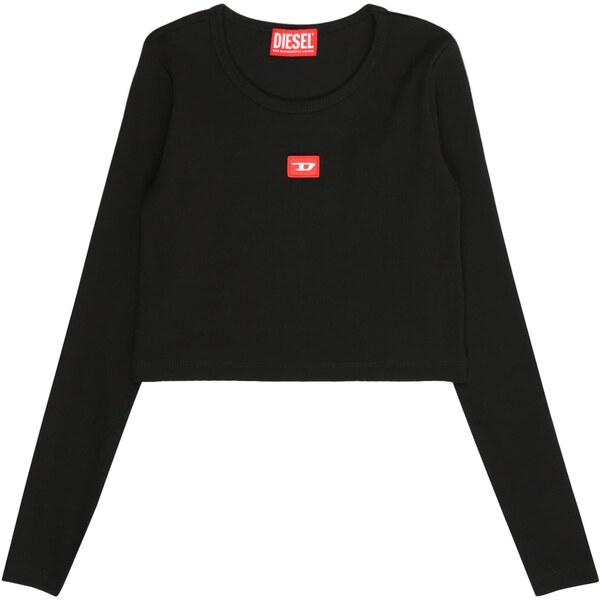 DIESEL Tričko červená / čierna / biela 65292484