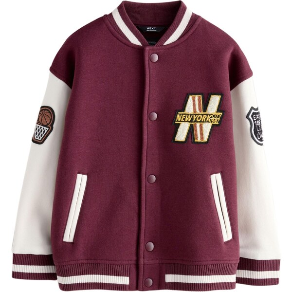 Next Prechodná bunda žltá / tmavočervená / čierna / biela 64907840