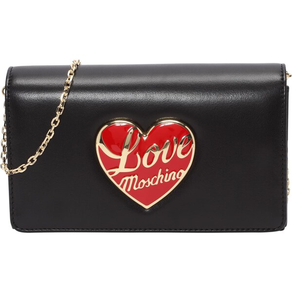 Love Moschino Taška cez rameno zlatá / červená / čierna 64960633