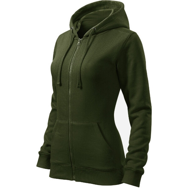 MALFINI, a.s. Trendy Zip mikina dámska vojenská 64913571