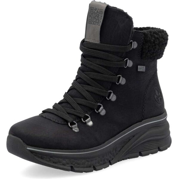 Dámska členková obuv RIEKER 48034-00 čierna W5 56645059