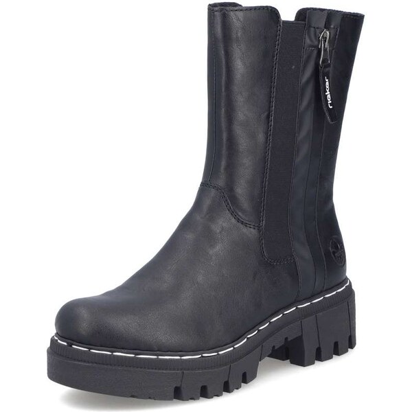 Dámska členková obuv RIEKER 74083-00 čierna W5 64919135