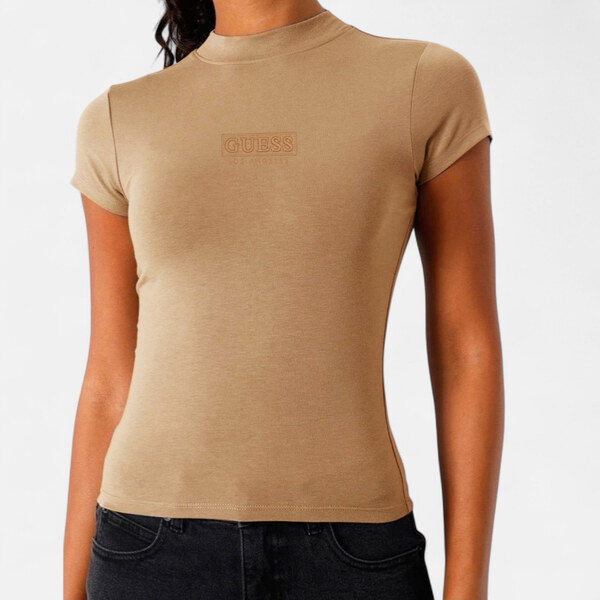 Dámské béžové triko Guess 56303 64919296