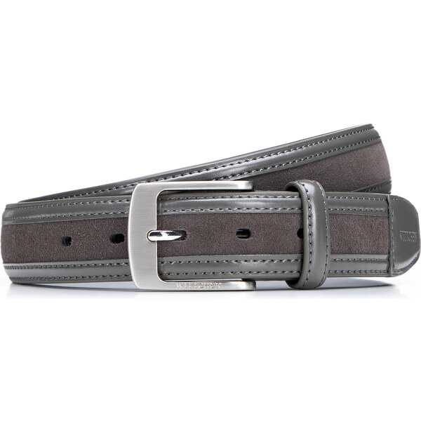 Wittchen Pánsky šedý opasok z pravej kože – elegancia v modernom štýle 66067306