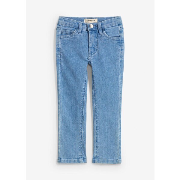 bonprix Strečové džínsy Slim Fit, Straight, farba modrá 64922135