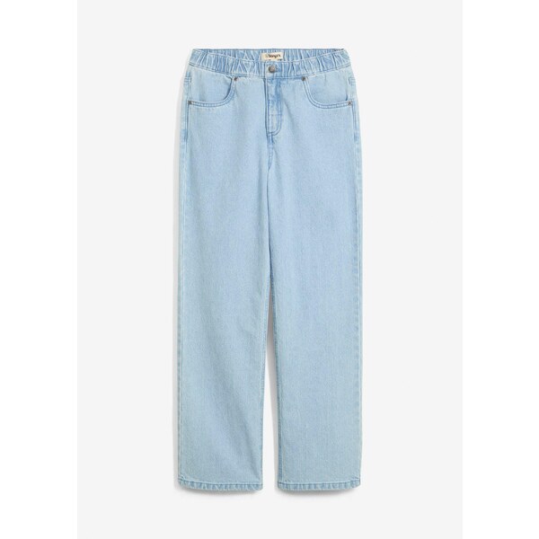 bonprix Loose-Fit džínsy, rovné, pohodlný pás, farba modrá 64922138