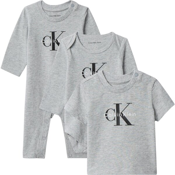 Calvin Klein Set Essentials svetlosivá / čierna / biela 64927441