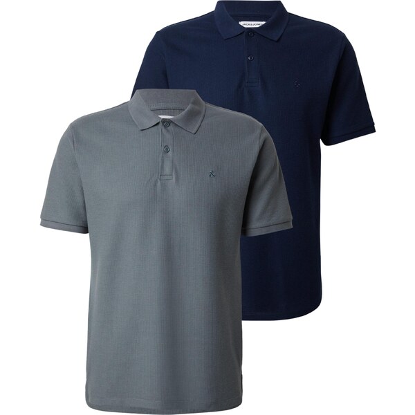 JACK & JONES Tričko JJEAUSTIN modrosivá / tmavomodrá 64959201