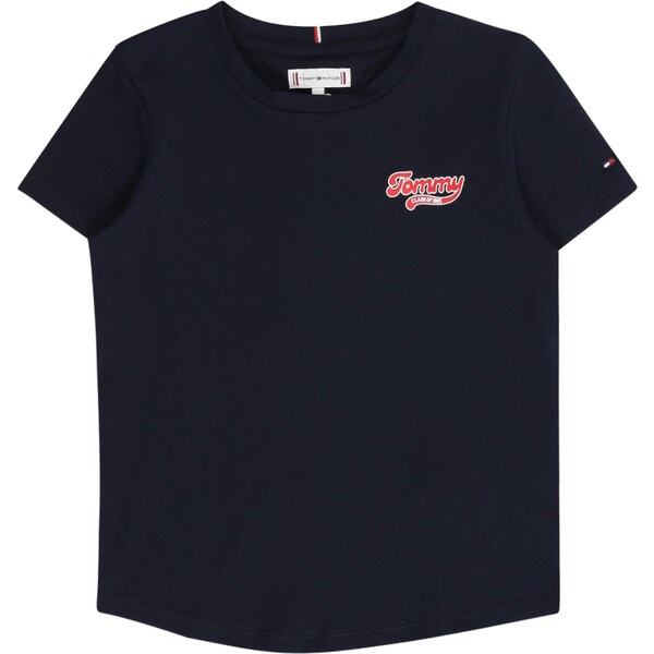 TOMMY HILFIGER Tričko tmavomodrá / červená / biela 64927444