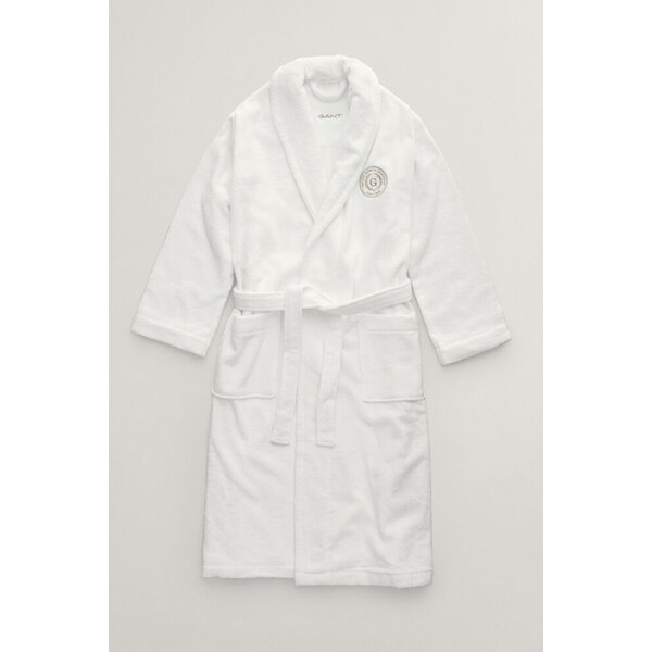 ŽUPAN GANT CREST ROBE WHITE 64936606