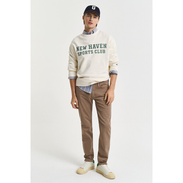 DŽÍNSY GANT SLIM DESERT JEANS DESERT BROWN 64936616