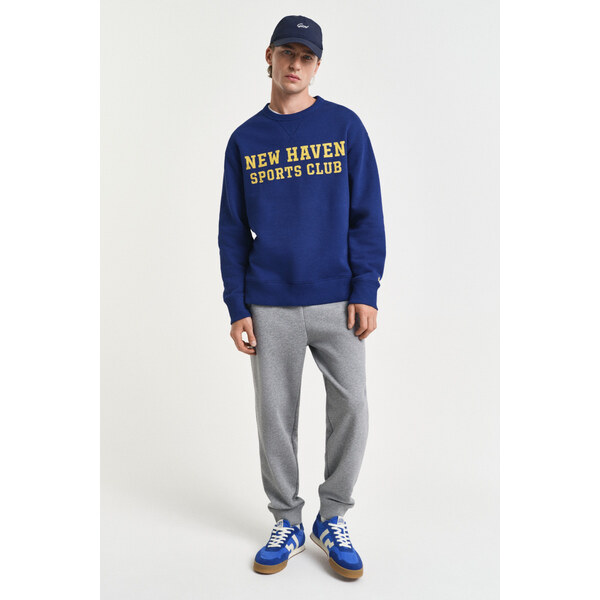 TEPLÁKY GANT REG SHIELD SWEATPANTS GREY MELANGE 64936659