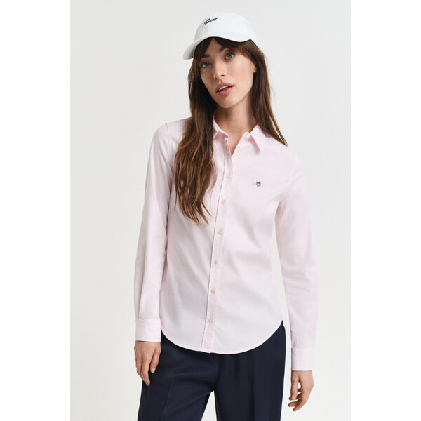 KOŠEĽA GANT SLIM STRETCH OXFORD SHIRT LIGHT PINK 64936733