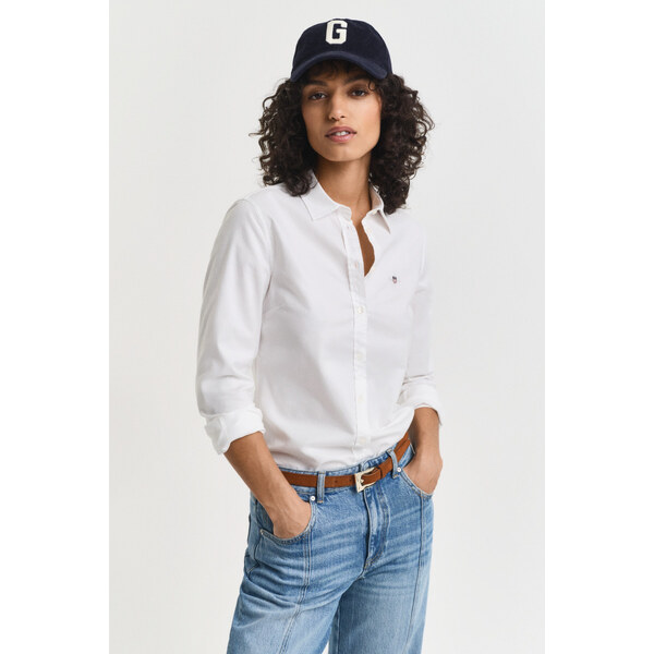 KOŠEĽA GANT SLIM STRETCH OXFORD SHIRT WHITE 64936734