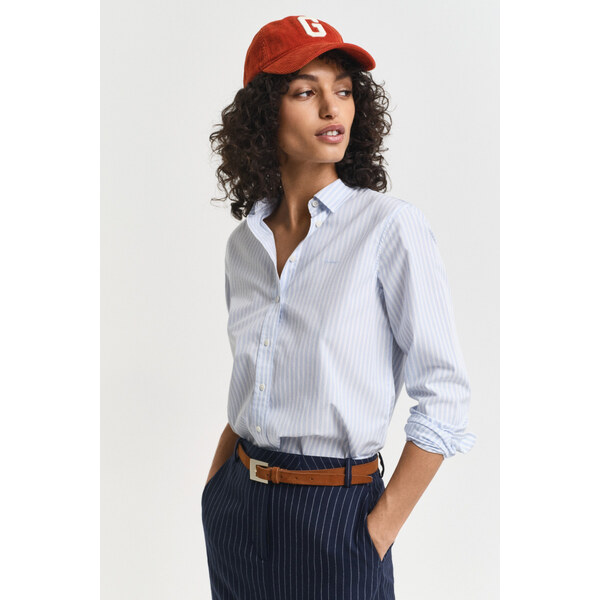 KOŠEĽA GANT REG CLASSIC POPLIN STRIPED SHIRT LIGHT BLUE 64936735