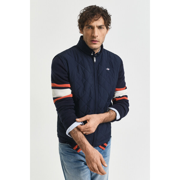 VESTA GANT QUILTED WINDCHEATER VEST EVENING BLUE 64936791