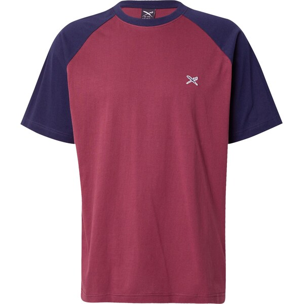 Iriedaily Tričko De College námornícka modrá / vínovo červená 65654768