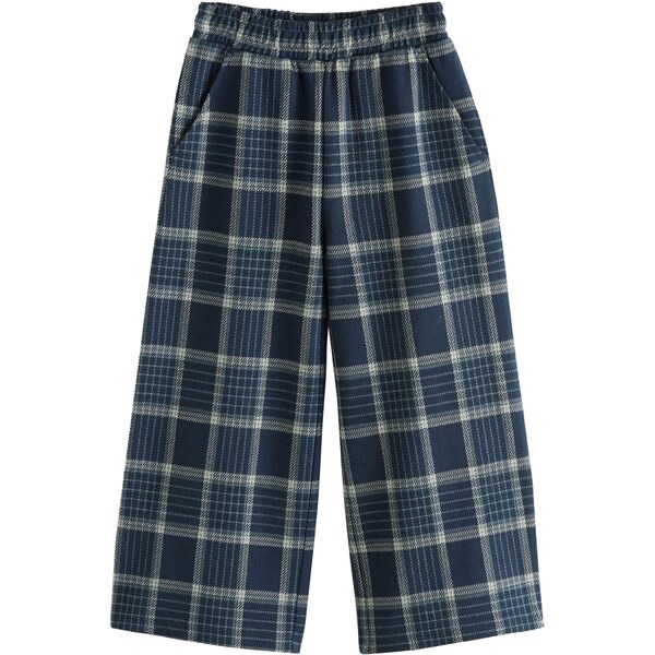 Next Nohavice námornícka modrá / šedobiela 65655206