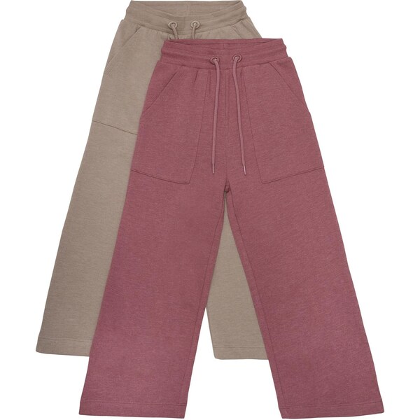 MINYMO Nohavice tmavobéžová / čerešňová 65905201