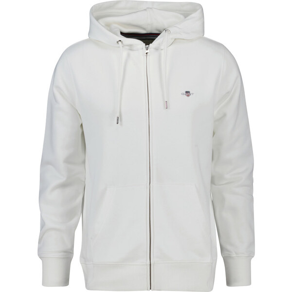 MIKINA GANT REG SHIELD FULL ZIP HOODIE EGGSHELL 64936649