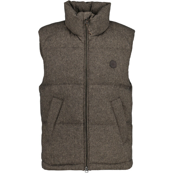 VESTA GANT WOOL PADDED VEST WARM KHAKI 64936793