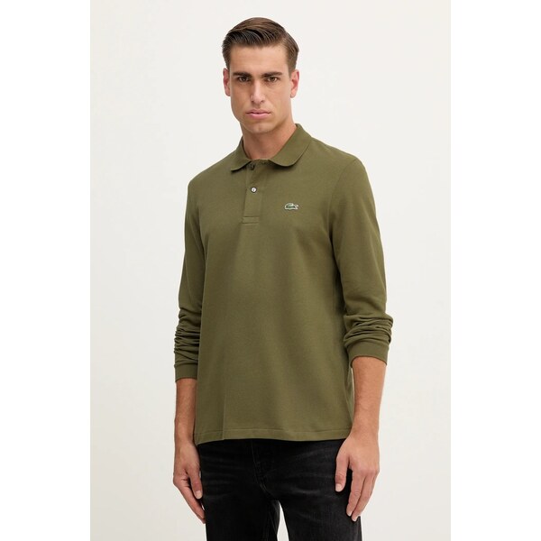 Bavlnené tričko s dlhým rukávom Lacoste 64940848