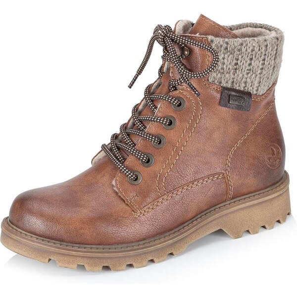 Dámska členková obuv RIEKER 73220-24 hnedá W5 64941114