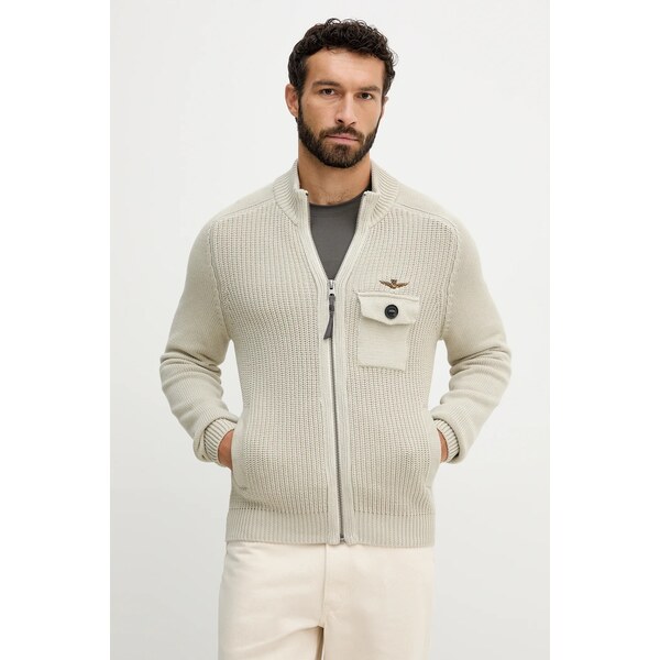 Bavlnený kardigán Aeronautica Militare 64941447