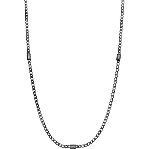 Brosway Elegantný čierny oceľový náhrdelník pre mužov Ink BIK05 66582926