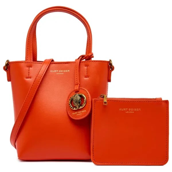 Kurt Geiger Kožená kabelka na rameno + príručná taštička CHELSEA 64892082