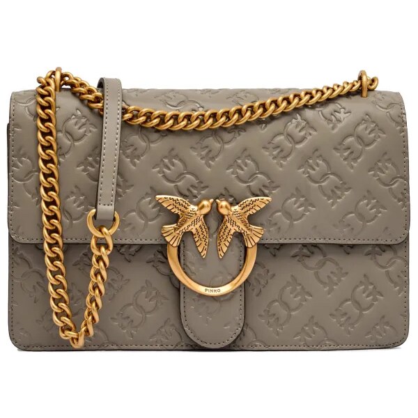 Pinko Kožená kabelka na rameno LOVE ONE CLASSIC DC 64861978