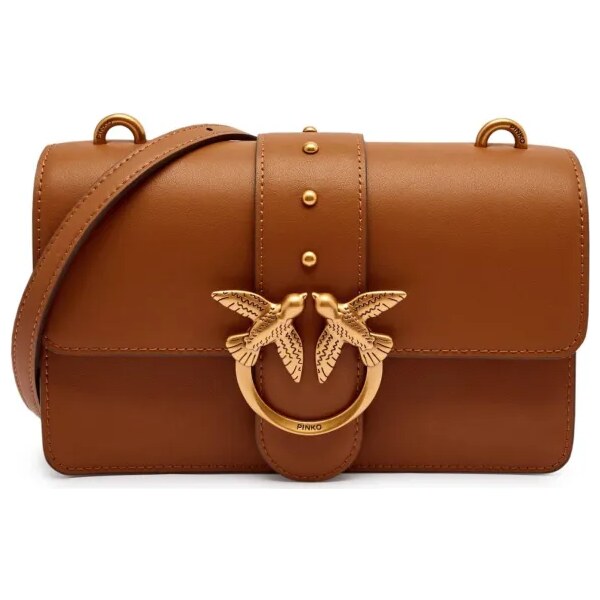 Pinko Kožená crossbody kabelka LOVE ONE MINI CL 64847000
