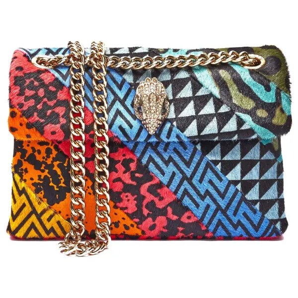 Kurt Geiger Kožená kabelka na rameno MINI KENSINGTON 64861972