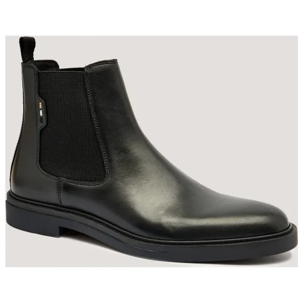 BOSS BLACK Kožené jazdecké topánky Calev_Cheb_ltfb 64814999