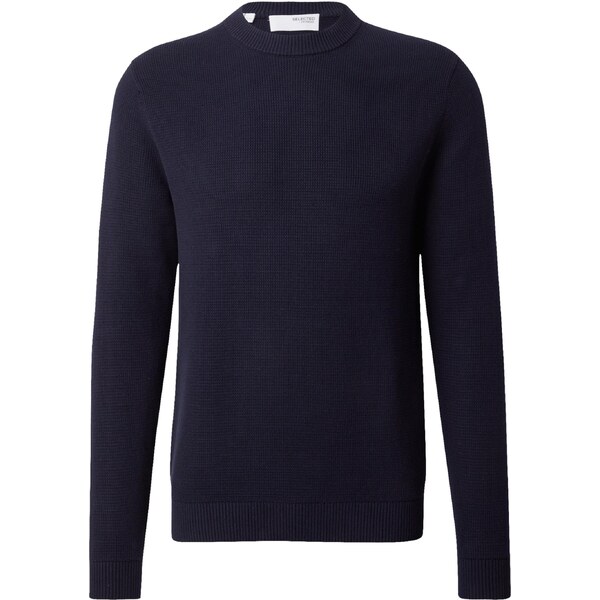 SELECTED Sveter SLHDane námornícka modrá 49165597