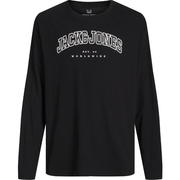 Jack & Jones Junior Tričko JJECALEB sivá / čierna / biela 64943887