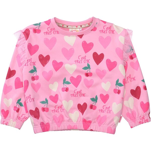 STACCATO Mikina zelená / ružová / tmavoružová / šedobiela 65646073