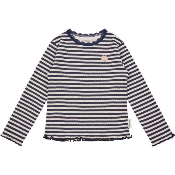 STACCATO Tričko tmavomodrá / biela 65921333