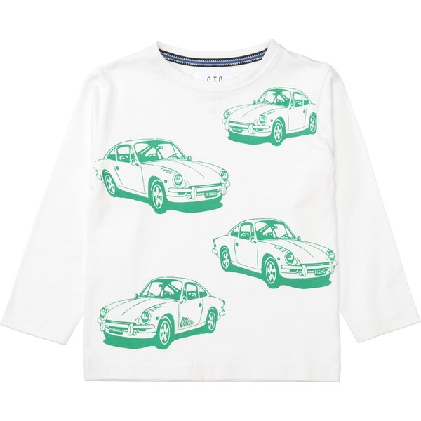 STACCATO Tričko zelená / biela 65493178