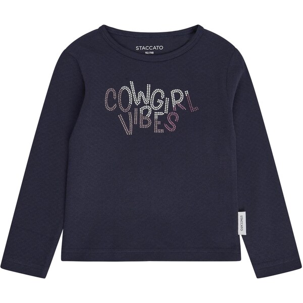 STACCATO Tričko tmavomodrá / ružová / strieborná 65921348