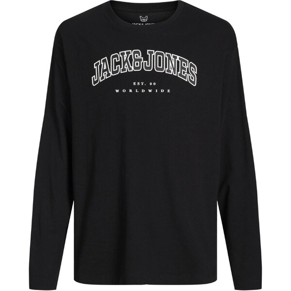 JACK & JONES MINI Tričko JJECALEB čierna / biela 65648243