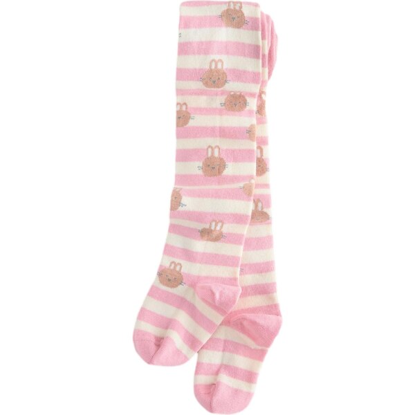 Next Pančuchy Bunny svetlohnedá / ružová / biela 65654694