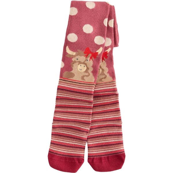 Next Pančuchy svetlohnedá / tmavoružová / červená / prírodná biela 65654953