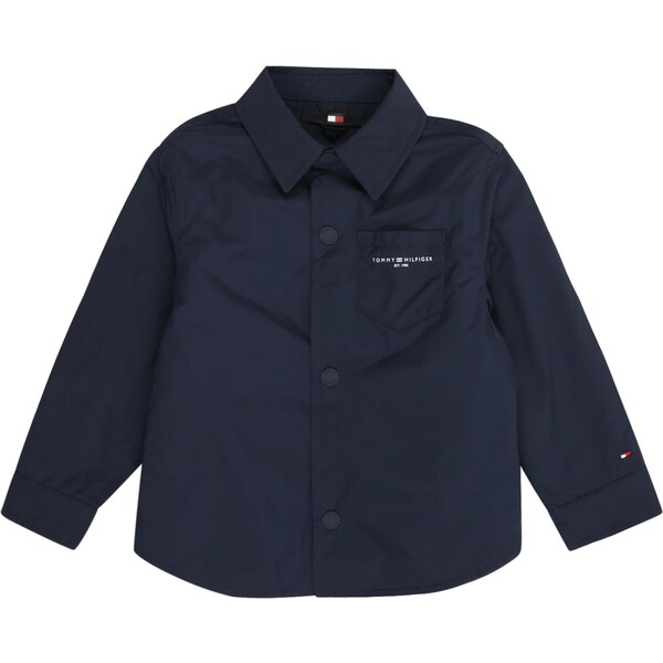 TOMMY HILFIGER Prechodná bunda tmavomodrá / biela 65043879