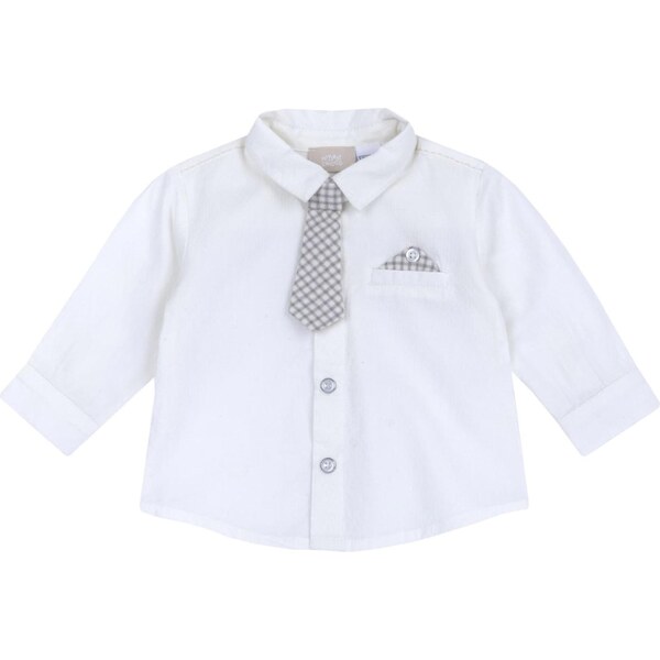 Chicco Košeľa sivá / biela 65655709
