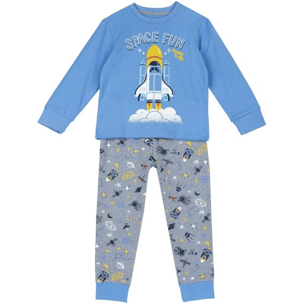 Chicco Pyžamo svetlomodrá / tmavožltá / sivá / biela 65655704